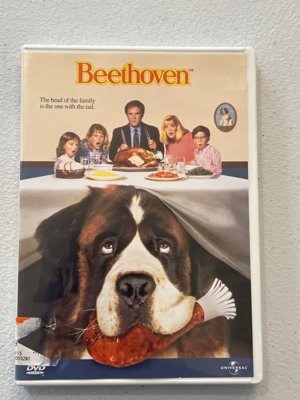 Beethoven 1992 DVD Family Comedy Charles Grodin Bonnie Hunt Pre-Owned